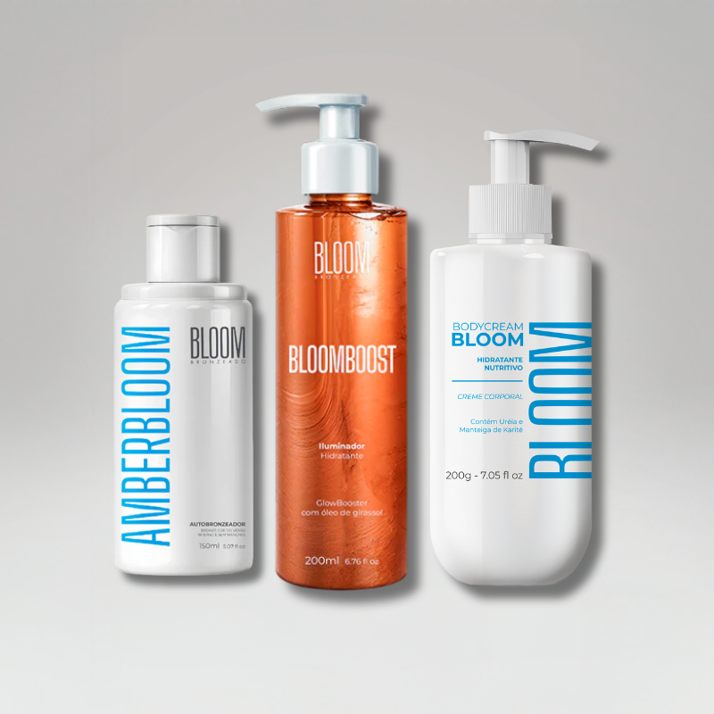 Kit Pele Perfeita, Amber Bloom + BloomBoost & Body Cream Bloom