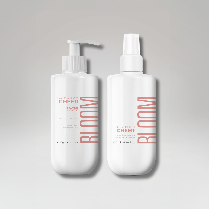 Kit Body Cream e Body Splash Cheer