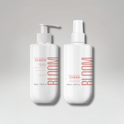 Kit Body Cream e Body Splash Cheer