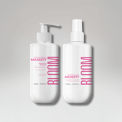 Kit Body Cream e Body Splash Majesty
