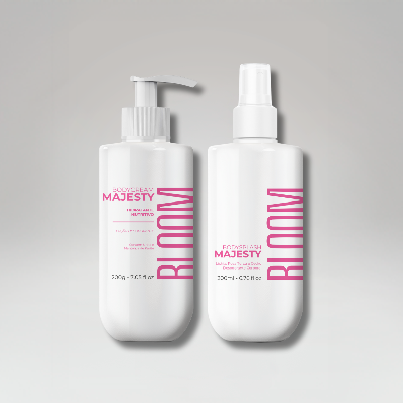 Kit Body Cream e Body Splash Majesty