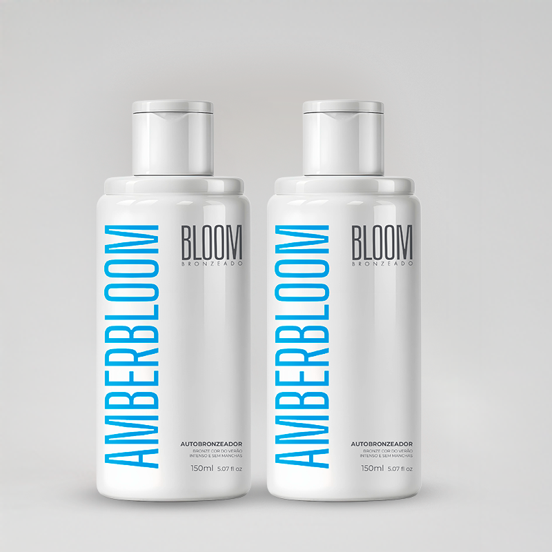 Kit Bronze Perfeito, 2 Amber Bloom Leite Corporal Autobronzeador