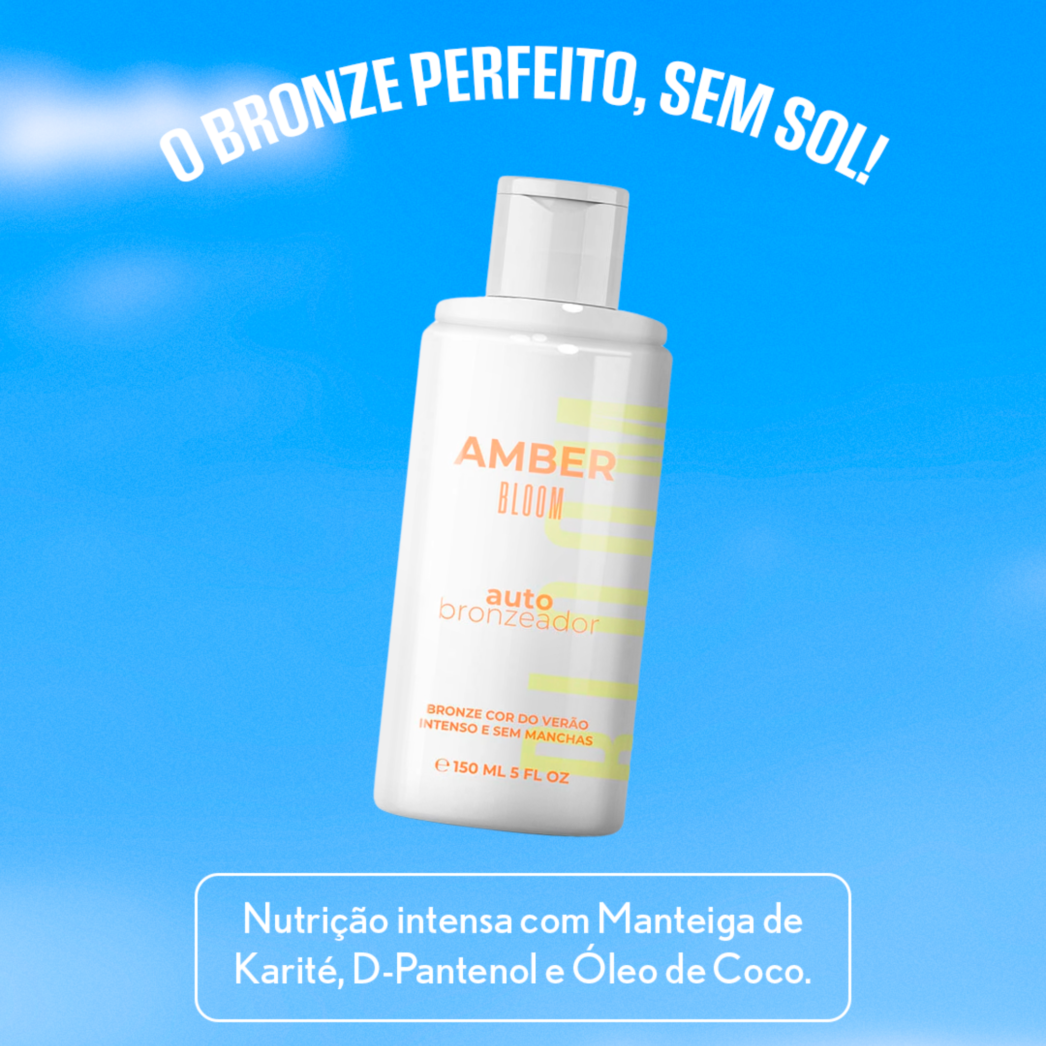Kit Bronze Perfeito, 2 Amber Bloom Leite Corporal Autobronzeador