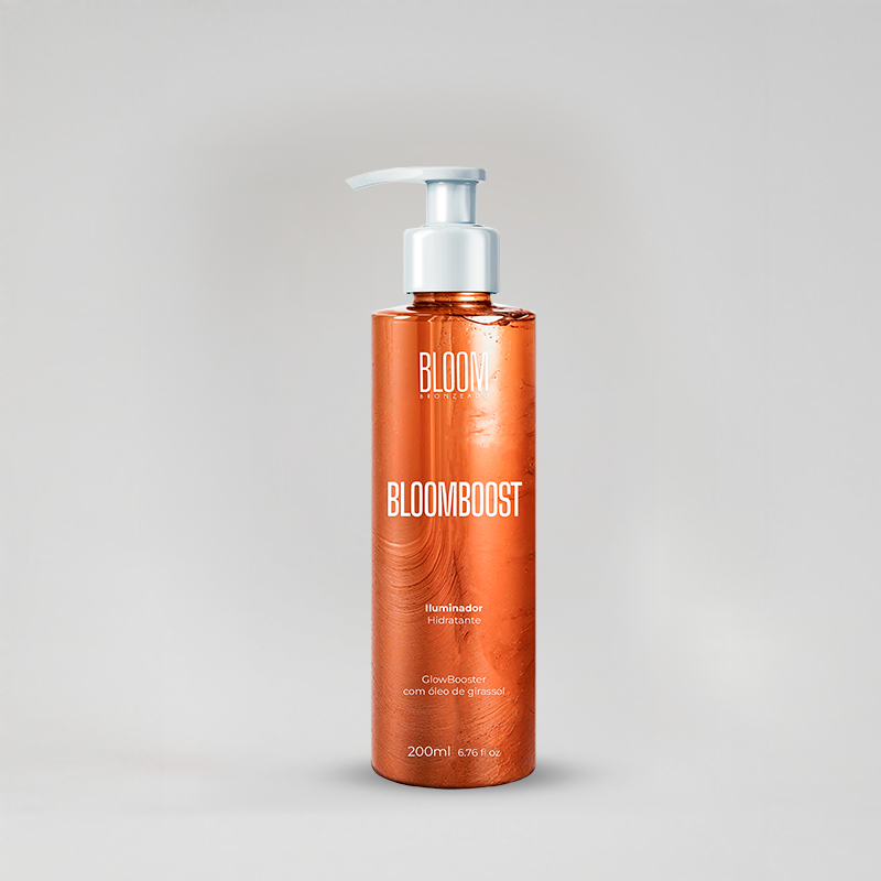 Iluminador Corporal Bloomboost 200ml, Glow Perfeito e uma Pele Irradiante