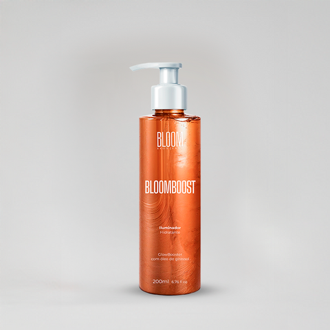 Iluminador Corporal Bloomboost 200ml, Glow Perfeito e uma Pele Irradiante